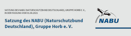 Neufassung der Satzung des NABU Horb e.V.